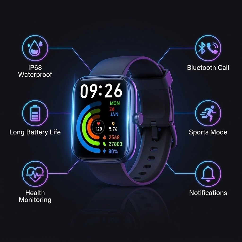 Smart Watch – Black
